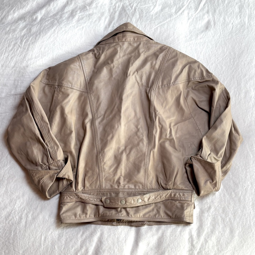Vintage 80’s Leather Jacket - Picture 4 of 8